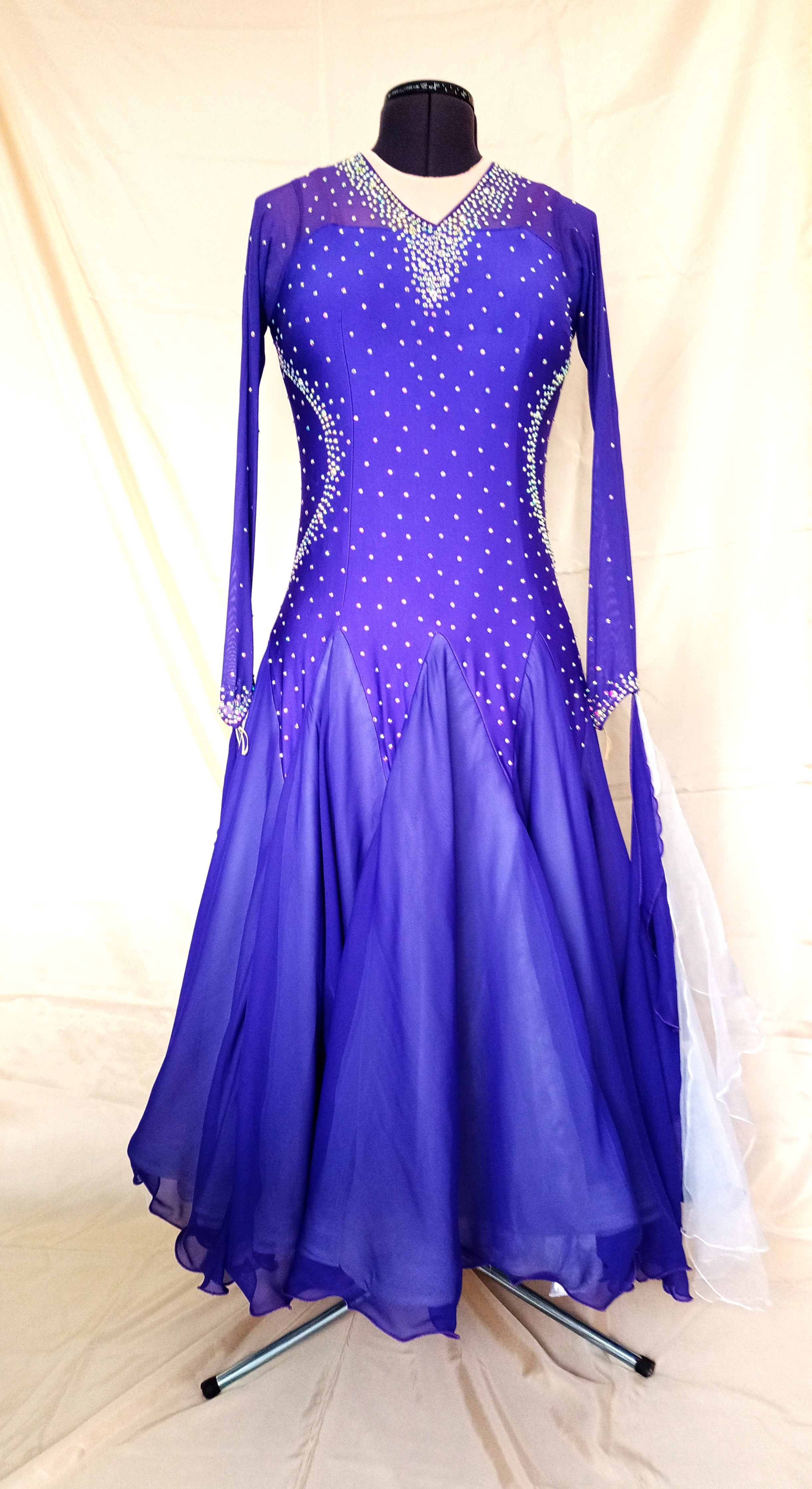 Ballroom dresses and gowns for sale. Advertising board