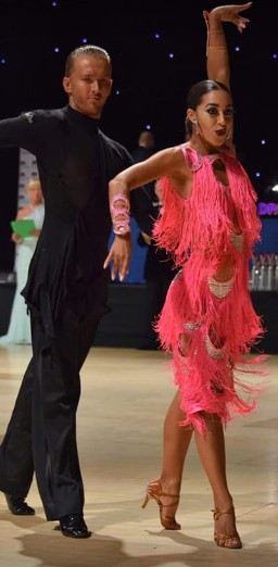 Tango Dress Rojo Tango Latin Fringe Ballroom Dancesport Outfit Custom-made  
