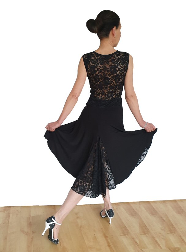 Argentine Tango dress with lace back