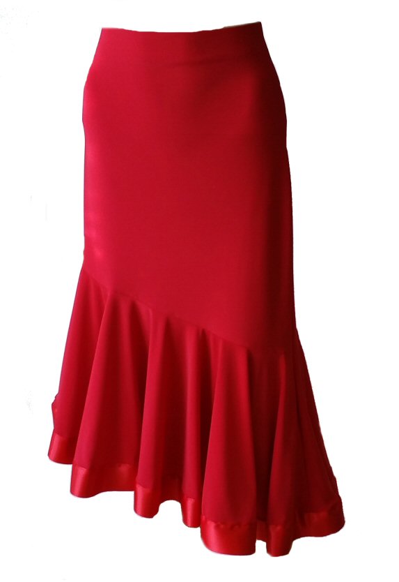 Red latin skirt