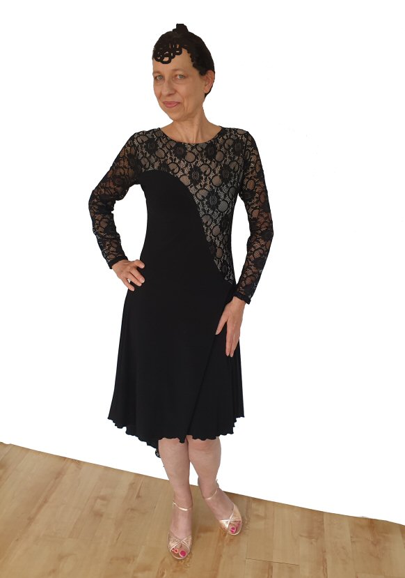 Tango dress with lace