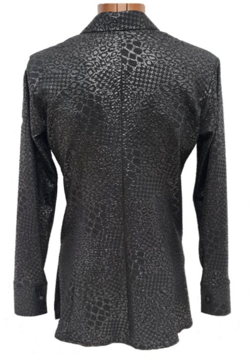 Black pattern jacket shirt