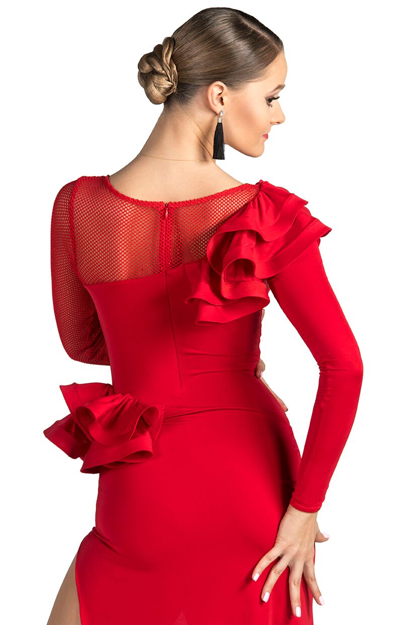Broadway Red Latin dress