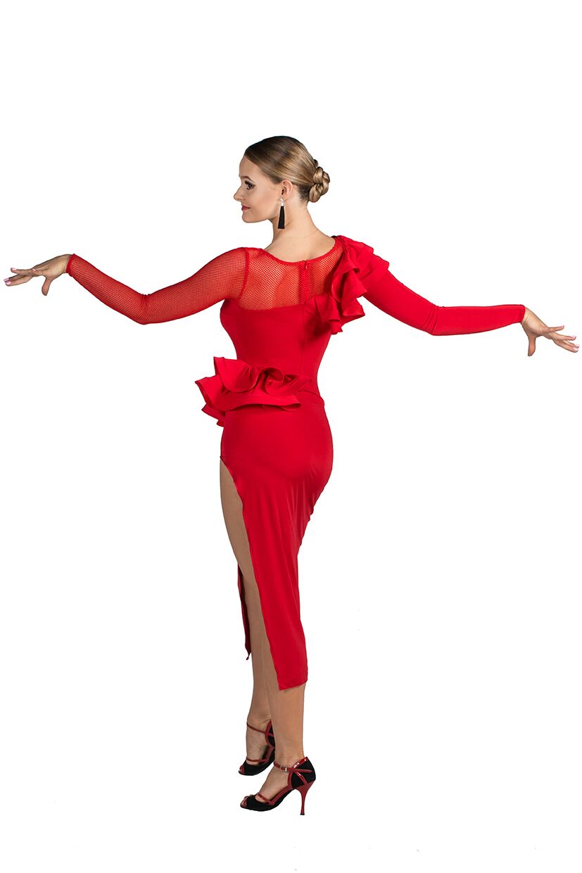 Broadway Red Latin dress