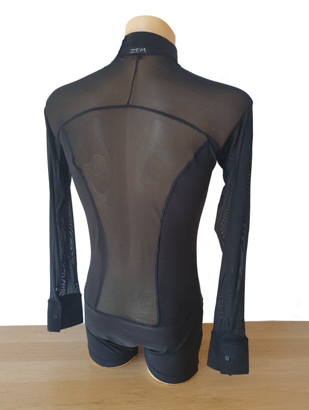 Latin Competition shirt with mesh back