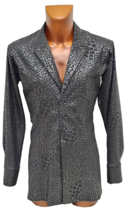 Black pattern jacket shirt